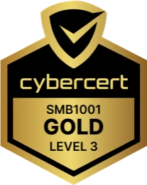 CyberCert SMB1001:2026 Gold, Level 3 — certified